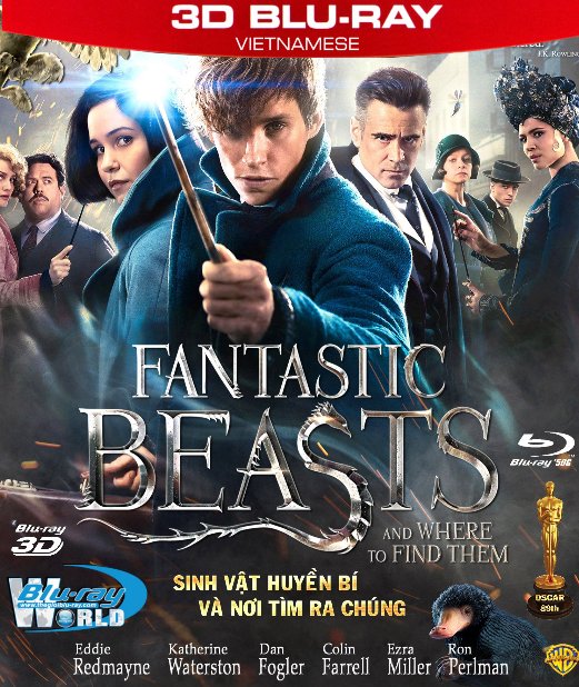 Z219.Fantastic Beasts and Where to Find Them 2017 - SINH VẬT HUYỀN BÍ VÀ NƠI TÌM RA CHÚNG 3D50G (TRUE - HD 7.1 DOLBY ATMOS)